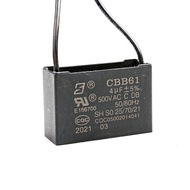 500V 4UF CBB61 Terminal Ceiling Fan Motor Running Rectangle Capacitor
