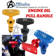 Aluminum Billet Car Oil Dipstick Pull Handle Engine Oil Pull Handle Replacement Modification Decorat