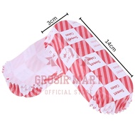 GM Isi 50pcs Paper Cup Cake Roti Bulat Motif Kincir Strawberry Laminating Anti Lengket / Cup Cake An