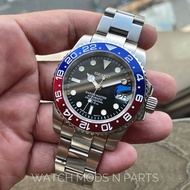 WMNP Seiko Mod Movement Seiko NH35 Pepsi GMT Bezel
