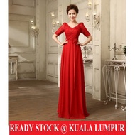 READY STOCK-Evening gown, dinner gown, wedding gown, Bridal Gown WG02