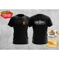 PROJECT; HIGH COUNCIL KUDRAT FRONT AND BACK DESIGN 6 COTTON T-SHIRT FOR ALL