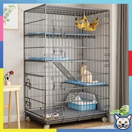 Cat Cage 4 Layer Stackable Pet Cage With Wheels Cat House Cage Kulungan ng Pusa Stackable House