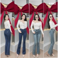 Women's flared jeans, 1n, soft stretch box, 40-70kg