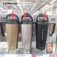 [LocknLock] 304 Stainless Steel Clip Tumbler LHC4151 540ml With Straw - KHOF2C