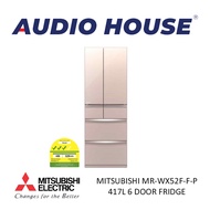 [Bulky] MITSUBISHI MR-WX52F-F-P1 417L 6 DOOR FRIDGE ***1 YEAR WARRANTY BY MITSUBISHI***