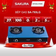 Bếp gas đôi Lửa Xoáy Kép SAKURA SA-793LG - Bảo hành chính hãng 24 tháng - Chỉ có tại Sakura Việt Nam