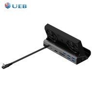 แท่นวางมือถือ HDMI ฐานตั้งทีวี4K 60Hz แท่นคอนโซลประเภท C USB 3.0 2.0 PD 100W RJ45สำหรับเกม ROG Ally