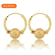 emas 916 original gold Little Golden Bean Earrings