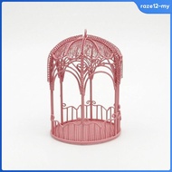 [RazecaMY] Gazebo Candle Holder Wirework Miniature Gazebo for Dollhouse Collectors, Tabletop Display