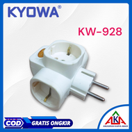 Stop Kontak Cabang 3 KYOWA KW-923 / KW-928 Steker Arde T OB Saklar Lampu 10A SNI