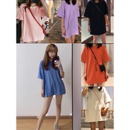 🌸READYSTOCK🌸 Oversize Woman T-shirt Plain T shirt Baju Lengan Pendek Women Tshirt Kosong Plain Tee 宽