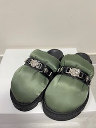 Toga Pulla Olive Nylon 拖鞋