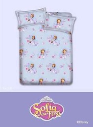正版授權 迪士尼 SOFIA THE FIRST 小公主蘇菲亞 連續花單人床包 床包 單人床包