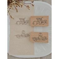 Maru Paper Moment in Time Rubber Stamp