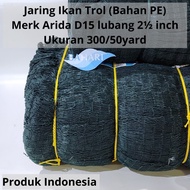 Arida Trol Net (PE/ Slap Material) 380D/15 holes 2 1/2" net size 300/50 (Keramba Trol Net) - D15
