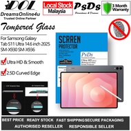 PsDs SAM Tab S11 Ultra 14.6-inch SM-X930 SM-X936 2025 2.5D Curve 9H Anti-fingerprint Tempered Glass 