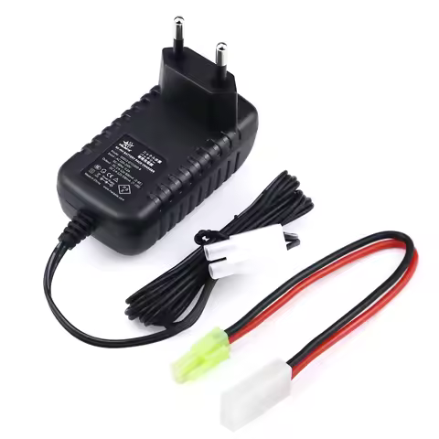 Melasta RC Airsoft Charger for 2.4V 4.8V 3.6V 6V 7.2V 8.4V 9.6V 10.8V 12V NIMH NICD 2-10S Battery Pa