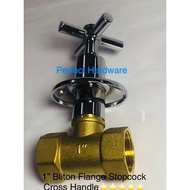 FLANGE STOPCOCK /CONCEALED STOPCOCK BLITON 1''/ 25MM /SHOWER STOPCOCK B368