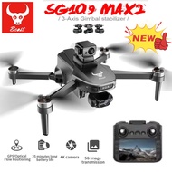 < 250 Gram Mini Drone SG109 Pro MAX2 with Professional 3-axis Gimbal Laser Obstacle Avoidance Screen