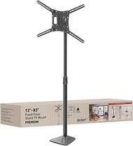Barkan 13-83 inch Bolted Down TV Floor Stand with Tilt, Swivel and Height Adjustment Stand, Holds Up