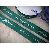 ribbon grosgrain personalized 50 yards per roll