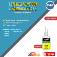 Dextone Super Glue Premium Quality Food Safe Instant Glue 801 50g