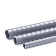 ท่อพีวีซีท่อแข็งสีขาวตู้ปลาท่อระบายน้ำสีเทา UPVC ท่อบางท่อพลาสติกท่อ4จุดท่อ8 16 20มม