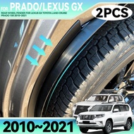 บังโคลนป้องกันการสาดที่บังโคลนล้อรถยนต์สำหรับ Toyota Land Cruiser Prado 150 Lexus GX 2010-2021บังโคล