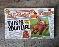 《80年代加菲貓原文漫畫書》Garfield：This is your life  (Jim Davis 、1987年、Budget Books Pty. Ltd.、學習出版公司、學英文化、神奇活現的