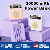 SG [In Stock]Powerbank Fast Charging Mini Powerbank 20000mah Power Bank Portable Powerbank Battery B