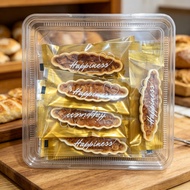 Finished Caramel Glutinous Rice Boat Small Leaf Crisp Handmade Nut Boat Almond Crisp Biscuit Pastry 