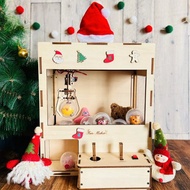 【DIY手作禮物】木製電動夾娃娃機 - 送20顆扭蛋 聖誕禮物 客製化