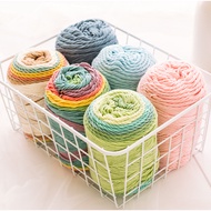 5 Strands Rainbow Cotton 5 Strands Dyeing Thread Cake Thread Hollow Thread Handmade diy Knitting Thr