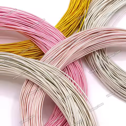 10g/bag Jewelry Hard Wire French Bullion Wire Gimp Threads Handmade Hollow Line Embroidery Badge Mat