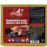 Ayamas Frankfurter Ayam Dengan Lada Hitam, Chicken Frankfurters Black Pepper Hot Dog  235g