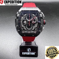 (Official Warranty) Expedition Chronograph Red Rubber Band Men Watch E6782MCRTBBARE