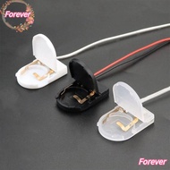 FOREVER 1/2/5pcs CR2032  Cover 3 Colors Tool Parts Plastic Battery Socket Holder