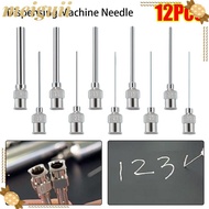 MEIGUII 12Pcs Industrial Glue Injection Needle, Stainless Steel 8G-30G Fluids Dispensing|Needle, Dur