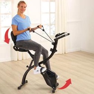 新款家用磁控健身車可摺疊帶拉繩動感單車 X bike運動健身器材