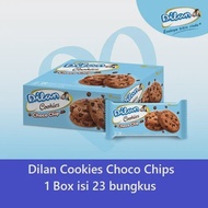 dilan cookies choco chip | box isi 23 bungkus/Dilan Cookies Choco Chip 12 gr BOX