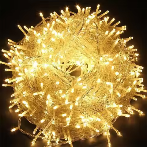 Led String Lights Christmas Garland Fairy Light 2M 3M 4M 5M 10M Waterproof Outdoor Garden Light Deco