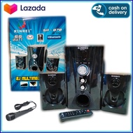 Speaker Rinrei SR-878 J Speaker Multimedia Bluetooth -( FREE MIC ) Bass Audio