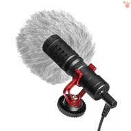 BOYA BY-MM1 Mini Cardioid Microphone Metal Electret Condensor Video Mic 3.5mm Plug  Came-507