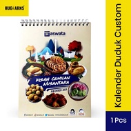 HUGeARNS - Kalender Meja Custom / Kalender Meja 2024 / Kalender Custom / Custom Kalender / Cetak Kal