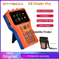 GTMEDIA V8 Finder Pro/V8 Finder2 Satellite Signal Finder 10 bit DVB-S2X/S2/S/T2/T/C/ATSC-C H.265 Com