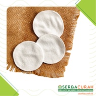 White Cotton Cloth | Reusable Cotton Pad Round White | D 8 cm