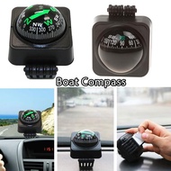 Boat Compass Car Dashboard Compass High Precision Marine Ball Compass Luminous Camping Compass