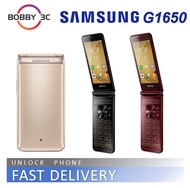 Original Samsung Galaxy Folder2 G1650 Dual Sim 4G filp phone 2G RAM 16G ROM 8MP Rear camera 1950mAh 