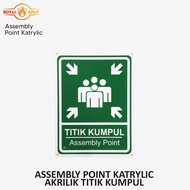 Assembly Point Katrylic / 40 x 30 cm / Acrylic Gathering Point